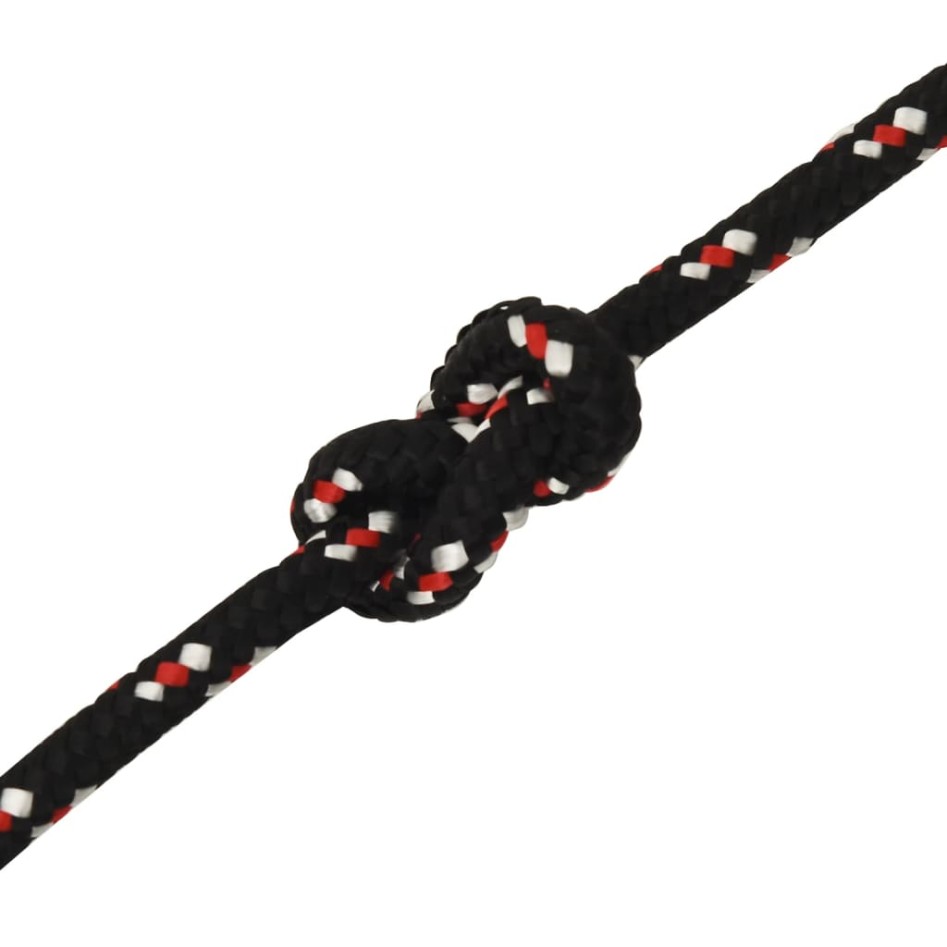 Cuerda de barco polipropileno negra 12 mm 100