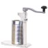 Abridor latas de aluminio y acero inoxidable plateado 70