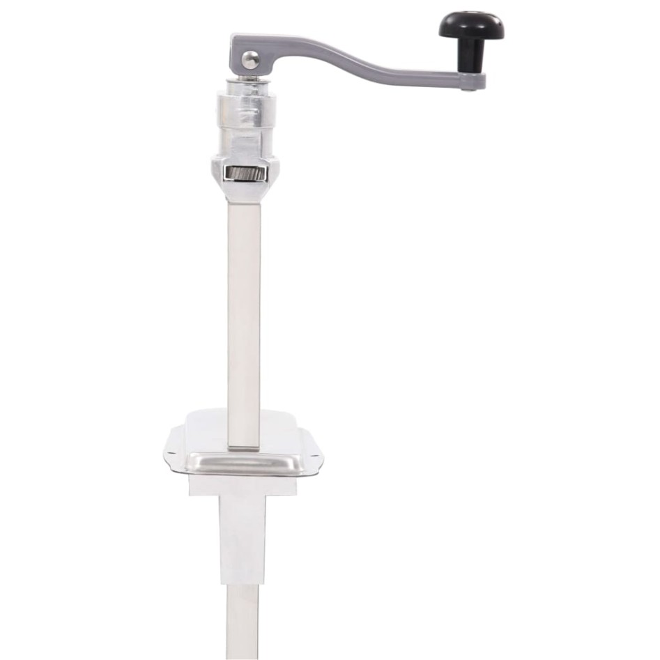 Abridor latas de aluminio y acero inoxidable plateado 70