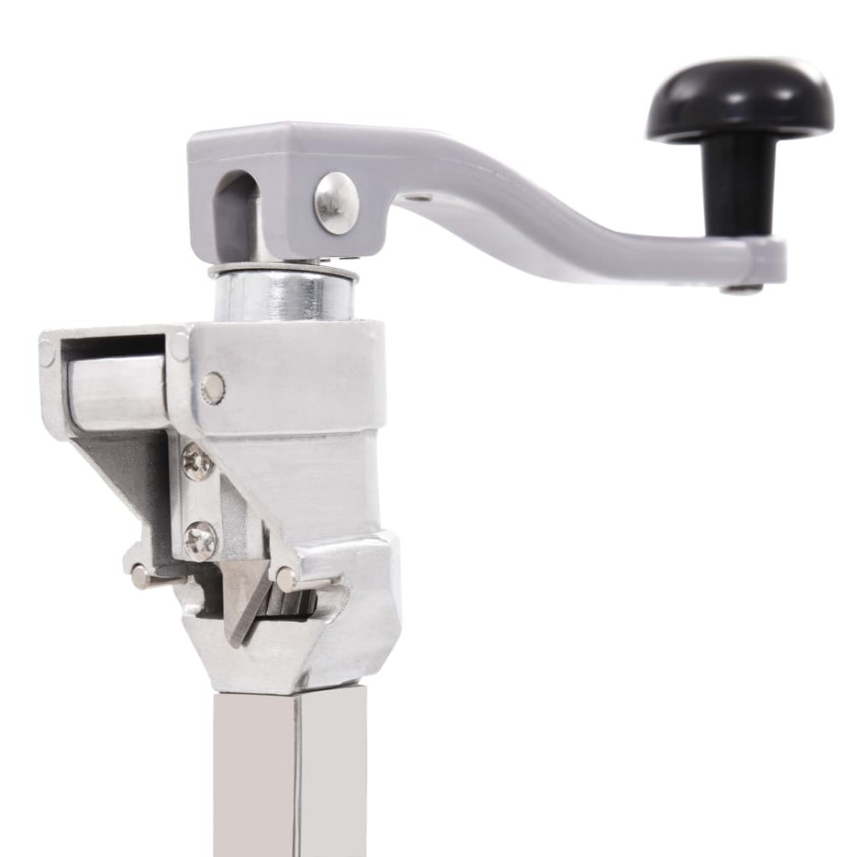 Abridor latas de aluminio y acero inoxidable plateado 70