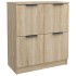 Aparador de madera contrachapada color roble Sonoma 60x30x70