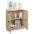 Aparador de madera contrachapada color roble Sonoma 60x30x70