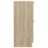Aparador de madera contrachapada color roble Sonoma 60x30x70