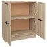 Aparador de madera contrachapada color roble Sonoma 60x30x70
