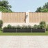 Arriate de jardín de acero galvanizado antracita 480x80x45