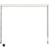 Toldo retráctil con LED color crema 350x150
