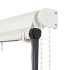 Toldo retráctil con LED color crema 350x150