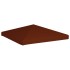 Toldo de cenador terracota 310 g/m² 3x3