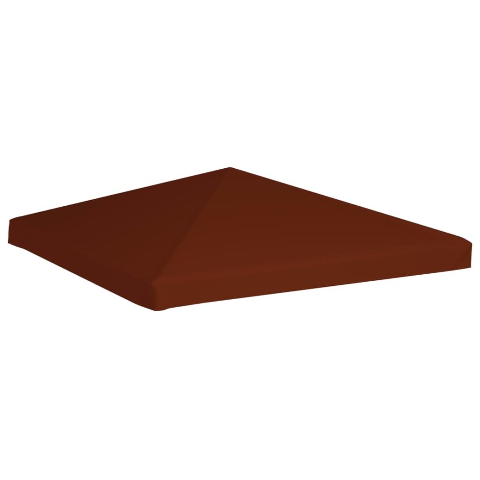 Toldo de cenador terracota 310 g/m² 3x3