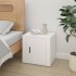 Mesitas de noche 2 unidades color blanco 50x39x47