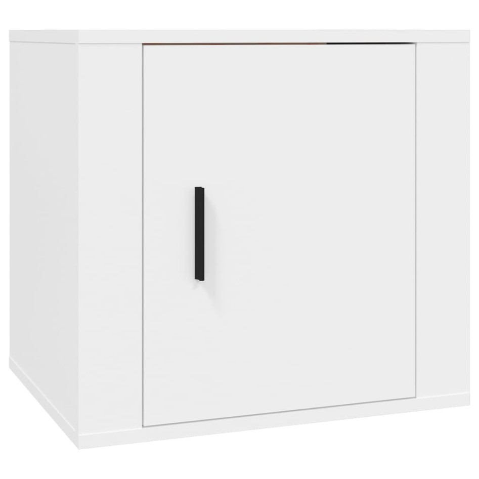 Mesitas de noche 2 unidades color blanco 50x39x47