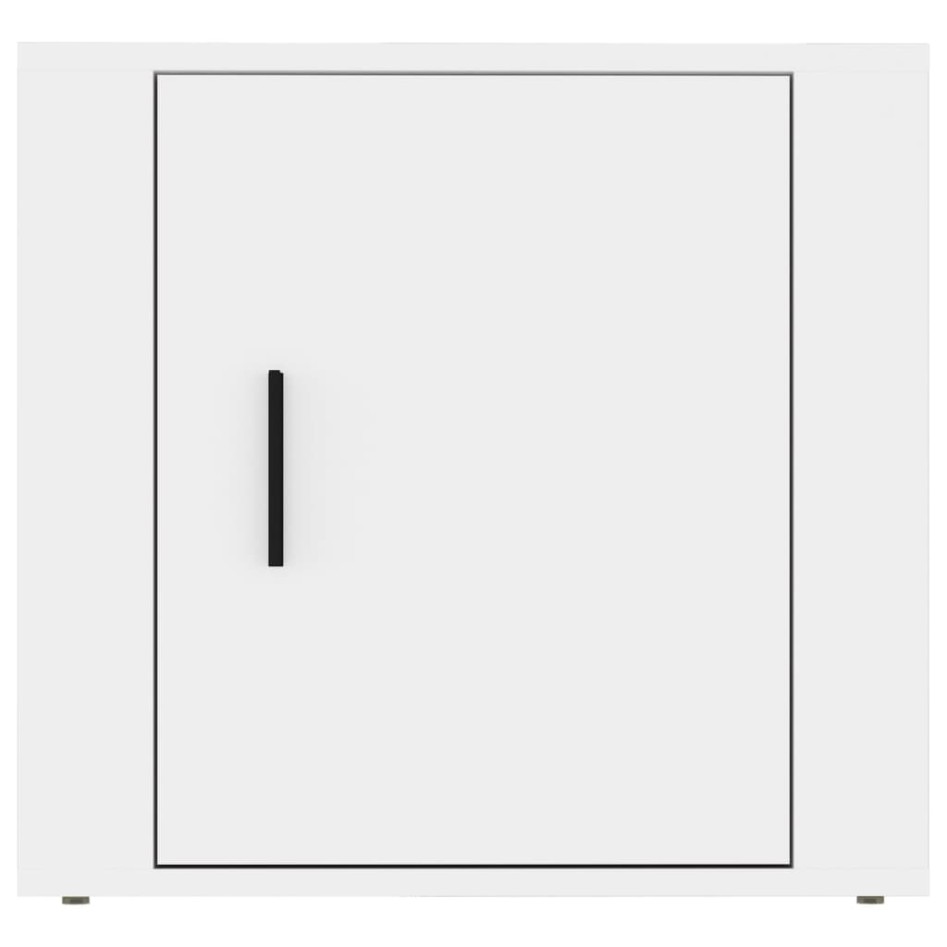 Mesitas de noche 2 unidades color blanco 50x39x47