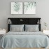 Mueble cabecero negro 160x19x103,5
