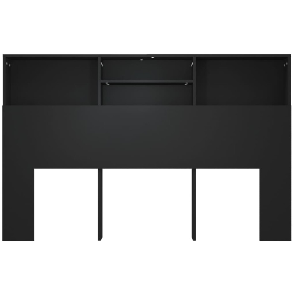 Mueble cabecero negro 160x19x103,5