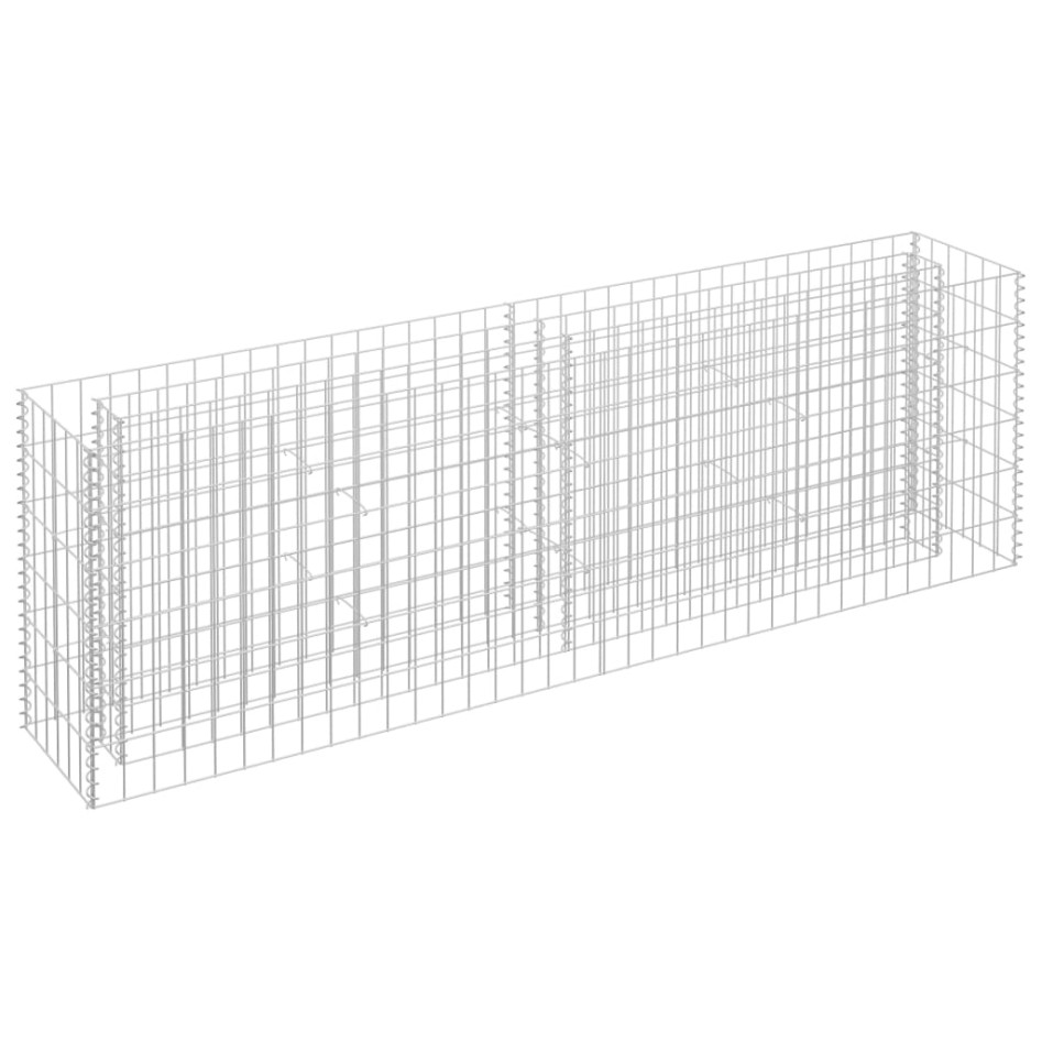 Arriate de gaviones de acero galvanizado 180x30x60