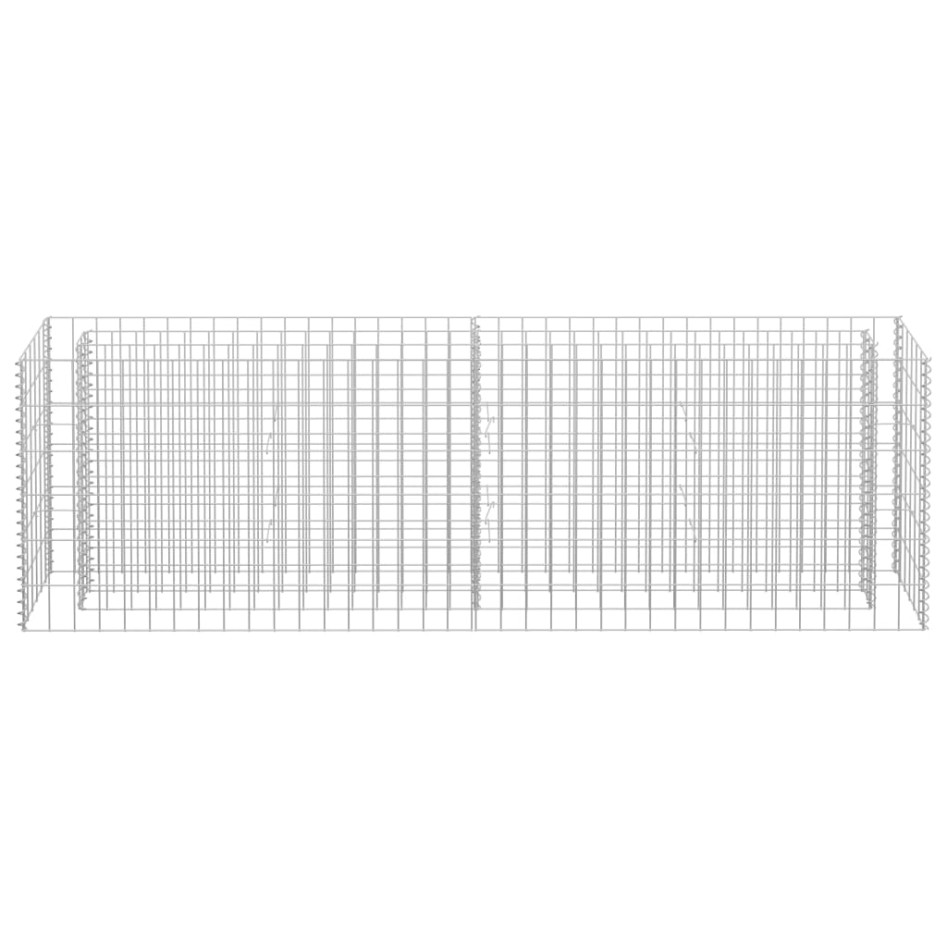 Arriate de gaviones de acero galvanizado 180x30x60