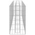 Arriate de gaviones de acero galvanizado 180x30x60