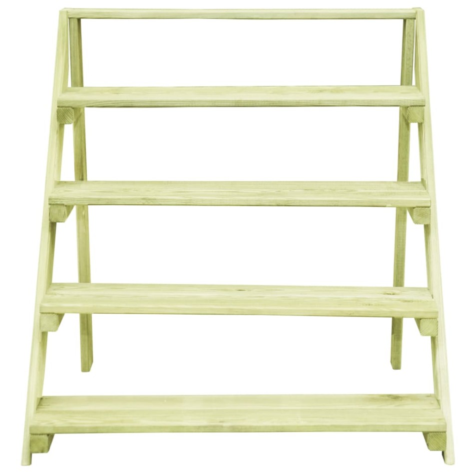 Soporte para plantas madera de pino impregnada 80x80x80