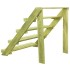 Soporte para plantas madera de pino impregnada 80x80x80