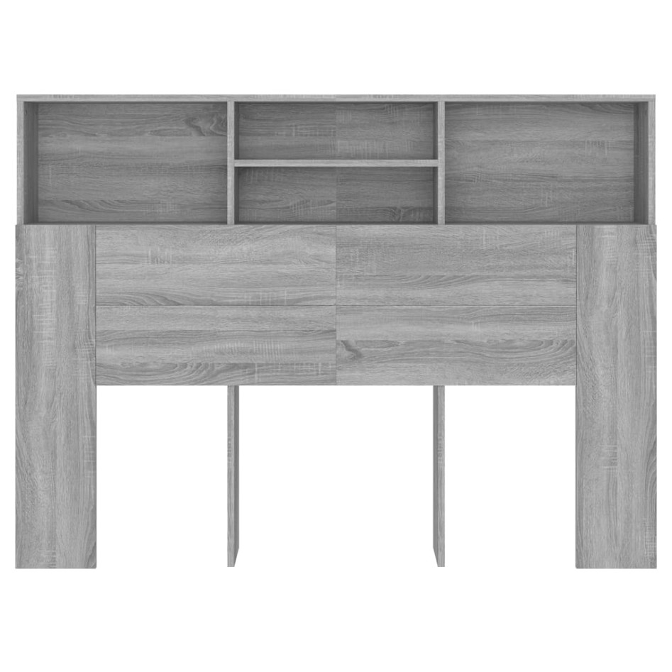 Mueble cabecero gris Sonoma 140x19x103,5