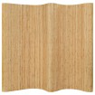 Biombo divisor de bambú natural 250x165 cm
