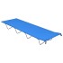 Camas de camping 2 uds tela Oxford y acero azul 180x60x19