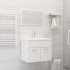 Conjunto de muebles de baño 2 piezas contrachapada