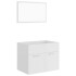 Conjunto de muebles de baño 2 piezas contrachapada