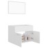 Conjunto de muebles de baño 2 piezas contrachapada