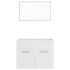 Conjunto de muebles de baño 2 piezas contrachapada