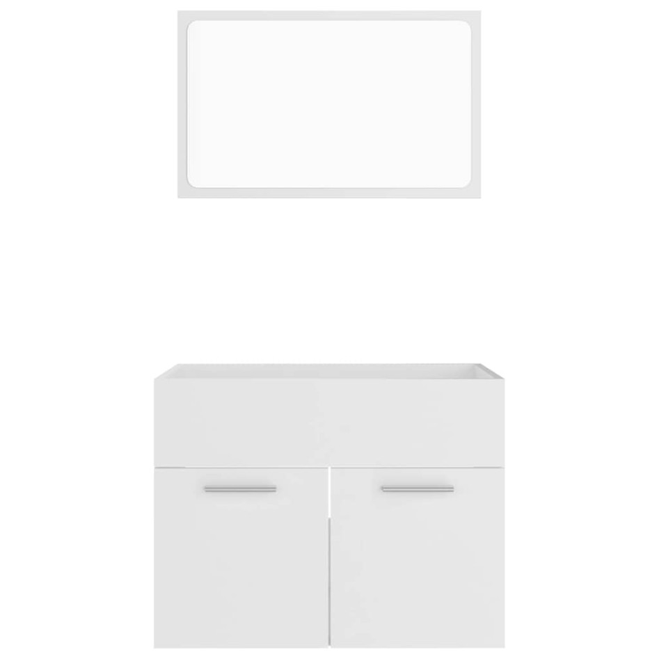 Conjunto de muebles de baño 2 piezas contrachapada