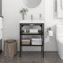 Estructura de lavabo de hierro negro 59x38x83