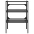 Estructura de lavabo de hierro negro 59x38x83