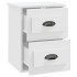 Mesitas de noche de pared 2 uds blanco 41,5x36x53