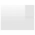 Set muebles de baño 2 piezas madera contrachapada blanco