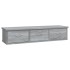 Armario de pared madera de ingeniería gris Sonoma 88x26x18,5