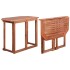 Mesa para terraza bistró madera maciza de acacia 90x50x75