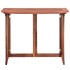Mesa para terraza bistró madera maciza de acacia 90x50x75