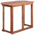 Mesa para terraza bistró madera maciza de acacia 90x50x75