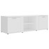 Mueble de TV madera contrachapada blanco 120x34x37