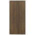Aparador madera contrachapada roble marrón 88x30x65