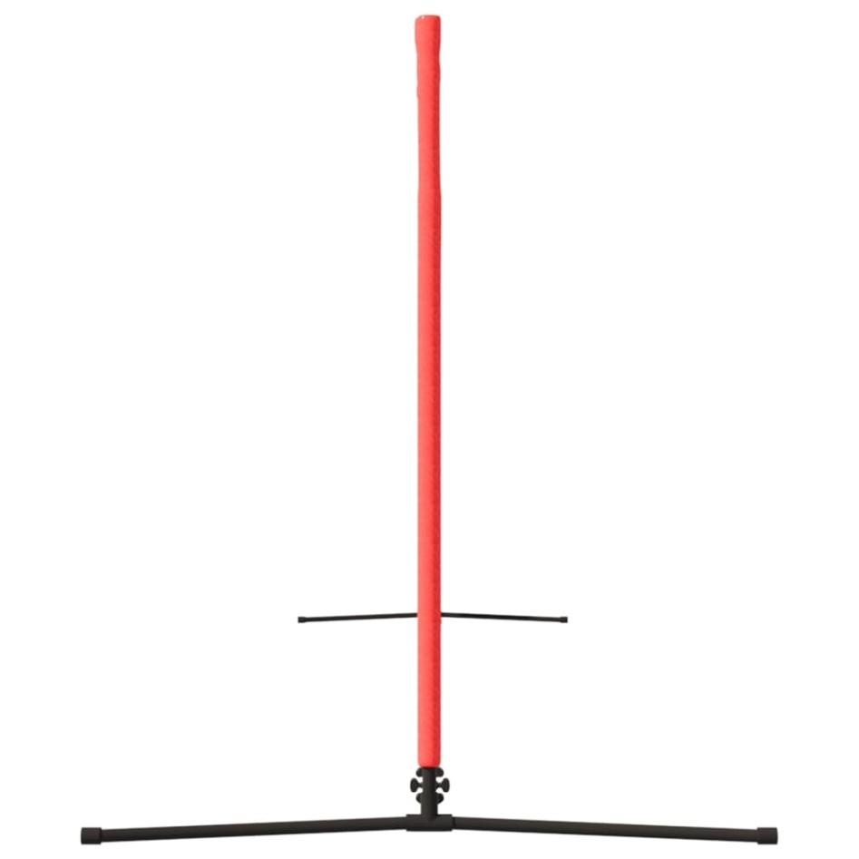 Red de tenis poliéster negro y rojo 400x100x87