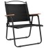 Sillas de camping 2 uds tela Oxford negro 54x55x78