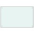 Protección salpicaduras cocina vidrio templado blanco 80x50
