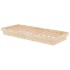 Estructura de cama individual pequeña sin colchón madera