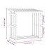 Leñero de madera maciza de pino 108x64,5x109