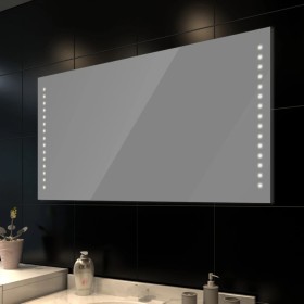 Espejo de pared con luces LED 100x60