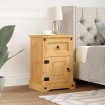 Mesita de noche Corona Range pino mexicano 53x39x66 cm