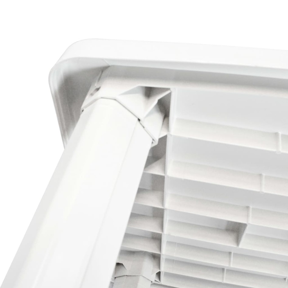 Mesa de jardín de plástico blanca 101x68x72