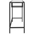 Escritorio para ordenador vidrio negro 100x36x74